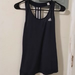 Adidas Gray Racer Back Tank Top